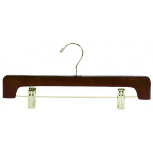 Walnut & Brass Deluxe Pant/Skirt Hanger