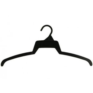 Black 18" Low Cost Hangers